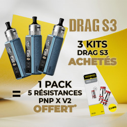 Offre Kit Drag S3 Blue Voopoo