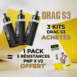 Offer Kit Drag S3 Spray Black Voopoo