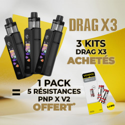 Offre Kit Drag X3 Spray Black Voopoo