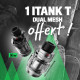 iTank T Dual Mesh Version 6mL Offered Vaporesso ADNS