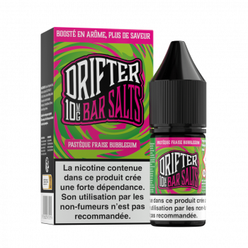 Watermelon Strawberry Bubblegum Nic Salt Bar Salts Drifter 10ml