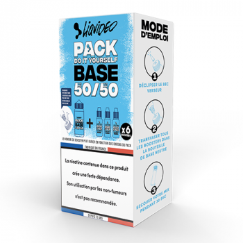 Pack DIY 200ml 06mg Liquideo