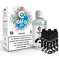 Pack DIY 200ml 50/50 6mg Alfa DIY