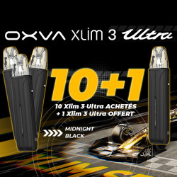 Offre Kit Xlim 3 Pod Ultra Midnight Black OXVA