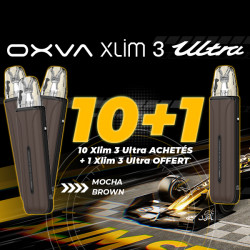Offer Xlim 3 Pod Ultra Kit Mocha Brown OXVA