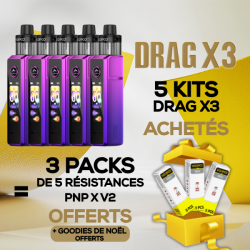 Offre Kit Drag X3 Aurora Purple Voopoo