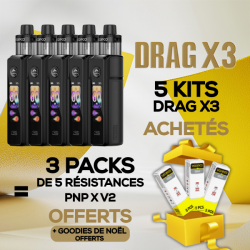 Offer Drag X3 Kit Spray Black Voopoo