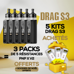 Offre Kit Drag S3 Spray Black Voopoo