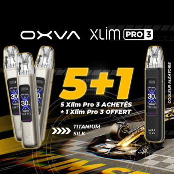 Offre Kit XLim Pro 3 Titanium Silk OXVA