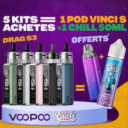 Offre Kit Drag S3 Mix Couleurs Voopoo
