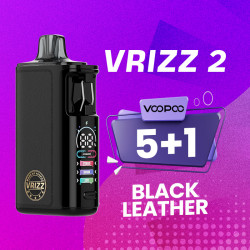 Kit Vrizz 2 Voopoo 5+1 - Black Leather