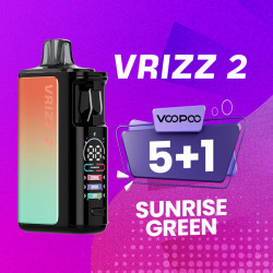 Kit Vrizz 2 Voopoo 5+1 - Sunrise Green
