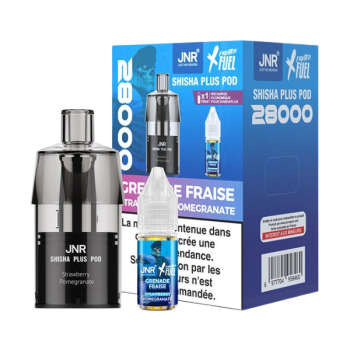 Cartouche Shisha Plus + 10ml 20mg Fighter Fuel x JNR