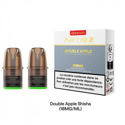 Pack de 2 Cartouches Artio 2 Double Apple 2ml 18mg OXVA