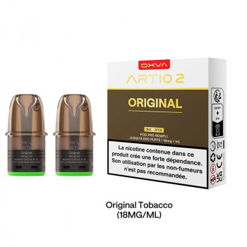 Pack de 2 Cartouches Artio 2 Original 2ml 18mg OXVA