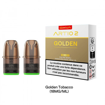 Pack de 2 Cartouches Artio 2 Golden 2ml 18mg OXVA