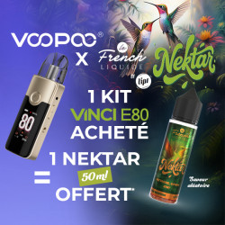 Offer Vinci E80 Kit Gold Voopoo x Nektar 50mL LIPS