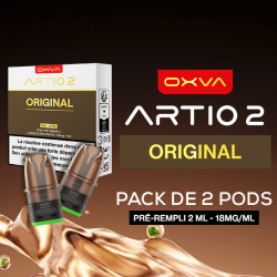 Pack de 2 Cartouches Artio 2 Original 2ml 18mg OXVA