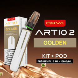 Kit Artio 2 + Pod 2ml 18mg Golden Pearly White Oxva