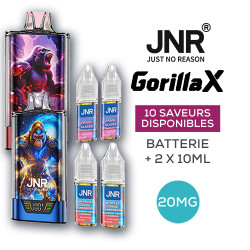Kit Gorilla+ 43000 + 2x10ml 20mg JNR