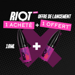Offre Myrtille Fraise Nic Salt RIOT 10mL