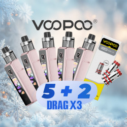 Offer Drag X3 Kit Glow Pink Voopoo