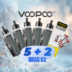 Offre Kit Drag S3 Metal Grey Voopoo
