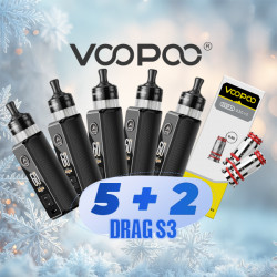 Offer Kit Drag S3 Spray Black Voopoo