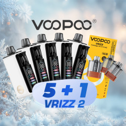 Kit Vrizz 2 Voopoo 5+1 - White Leather