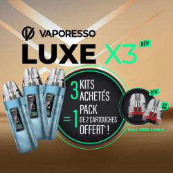 Offre Kit Luxe X3 Fluid Blue Vaporesso