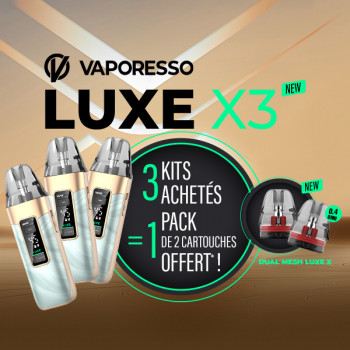 Offre Kit Luxe X3 Fluid Green Vaporesso