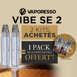 Offre Kit Vibe SE 2 Gleaming Grey Vaporesso
