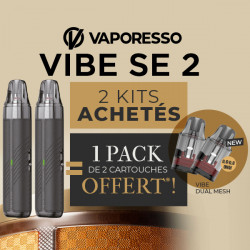 Offer Vibe SE 2 Kit Leather Black Vaporesso