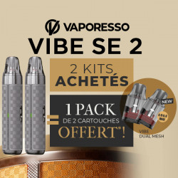 Offre Kit Vibe SE 2 Leather Grey Vaporesso