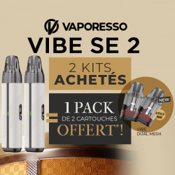 Offre Kit Vibe SE 2 Leather White Vaporesso