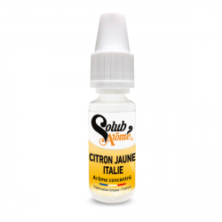 Citron Jaune Italie Concentré Solubarome 10mL