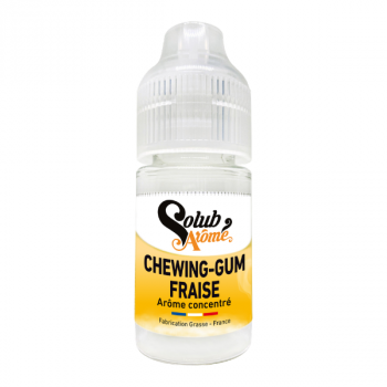 Chewing-Gum Fraise Concentré Solubarome 30mL