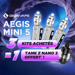 Offer Aegis Mini 5 Kit Polar Silver Geekvape