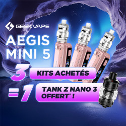 Offre Kit Aegis Mini 5 Sunset Rose Geekvape