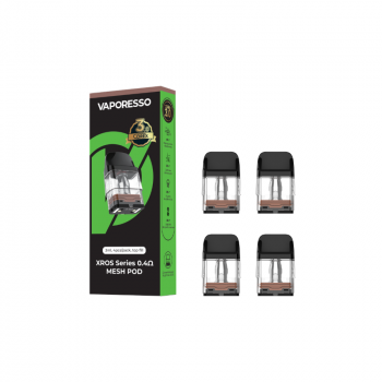 Pack de 4 pods 3ml Corex 3.0 Xros Series Vaporesso 0.4ohm