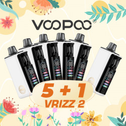 Kit Vrizz 2 Voopoo 5+1 - White Leather