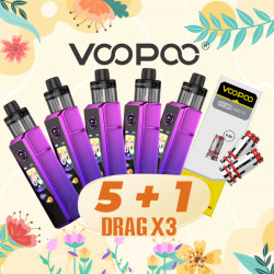 Offer Drag X3 Kit Aurora Purple Voopoo