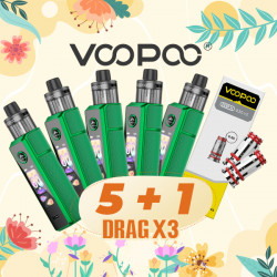 Offer Drag X3 Kit Moss Green Voopoo