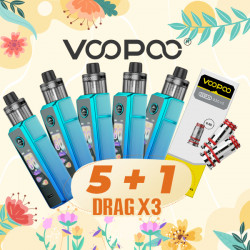 Offer Drag X3 Kit Sky Blue Voopoo