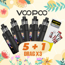Offer Drag X3 Kit Spray Black Voopoo