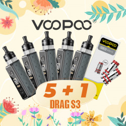 Offre Kit Drag S3 Metal Grey Voopoo