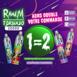 Kit Tornado RANDM 20000 Mars (2 x 10ml 20mg)