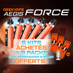 Offre Kit Aegis Force + B Boost offert Geekvape
