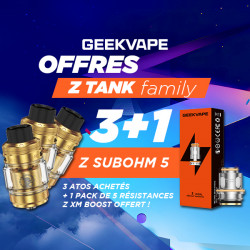 Offre Z Subohm 5 Glossy Gold Geekvape