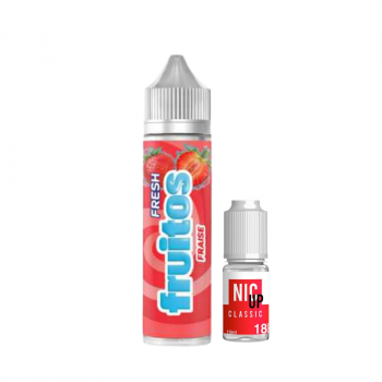 Fraise Fruitos Fresh 50ml + Booster Nic Up 10ml 18mg